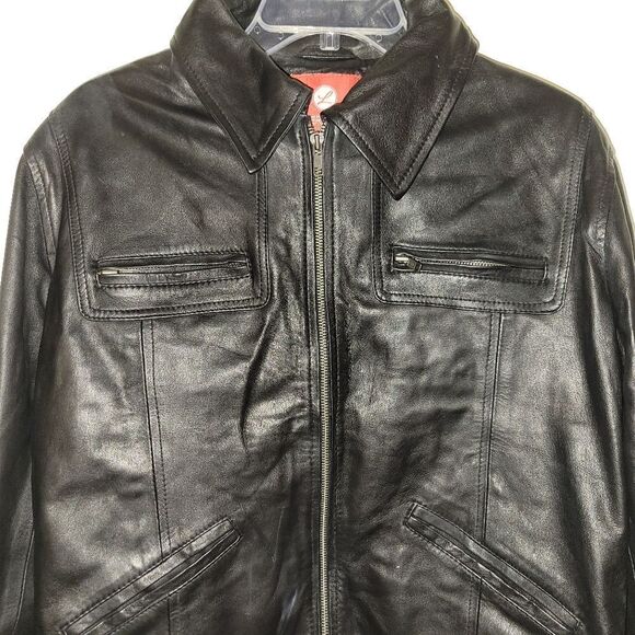 LAVERAPELLE LEATHER JACKET SIZE MEDIUM. ^ - Picture 4 of 4